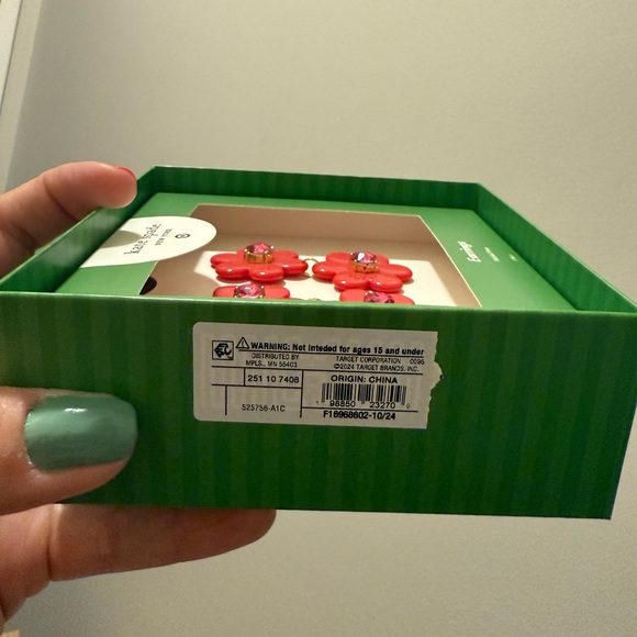kate spade new york x Target - Red Floral Dangle Earrings - Picture 8 of 10